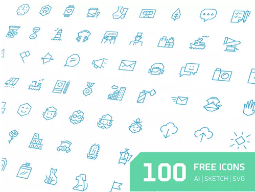 100 Free Angular Icons for Designer
